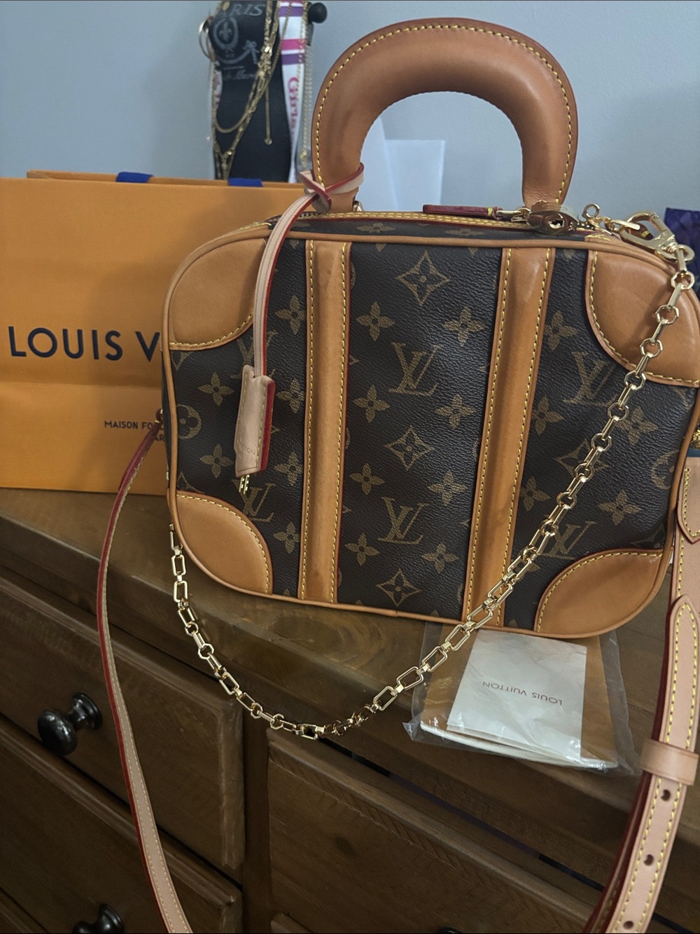 Louis Vuitton Monogram Valisette PM Luggage Bag